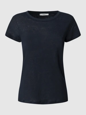 Pepe Jeans Koszulka "Megan" w kolorze granatowym rozmiar: S