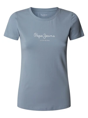 Pepe Jeans Koszulka "New Virgina" w kolorze szaroniebieskim rozmiar: S
