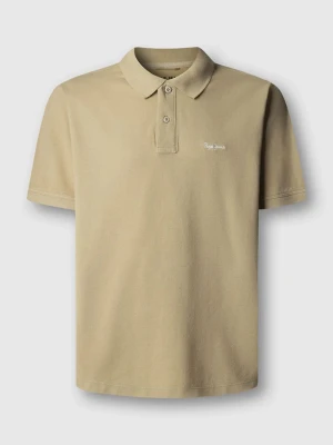 Pepe Jeans Koszulka polo "Oscar" w kolorze beżowym rozmiar: XXL