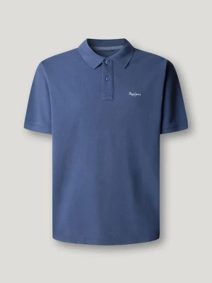Pepe Jeans Koszulka polo "Oscar" w kolorze niebieskim rozmiar: M