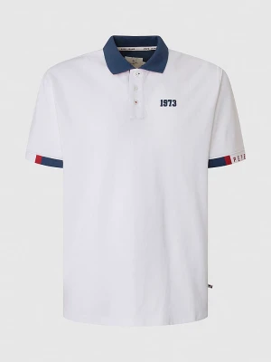 Pepe Jeans Koszulka polo w kolorze białym rozmiar: L