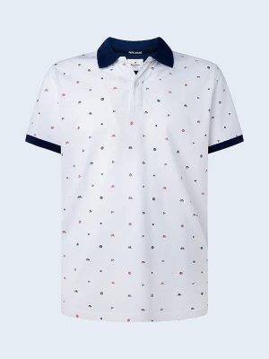 Pepe Jeans Koszulka polo w kolorze białym rozmiar: S