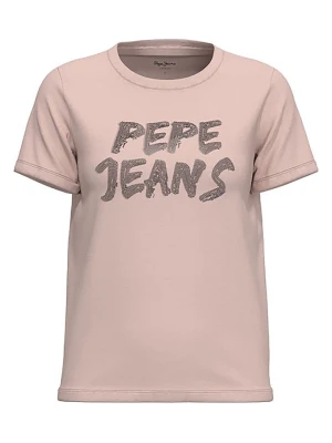 Pepe Jeans Koszulka w kolorze beżowym rozmiar: L