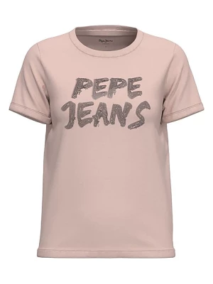 Pepe Jeans Koszulka w kolorze beżowym rozmiar: M