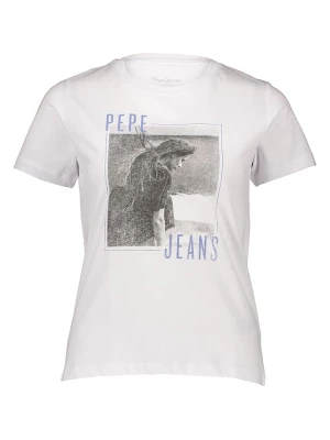 Pepe Jeans Koszulka w kolorze białym rozmiar: XS