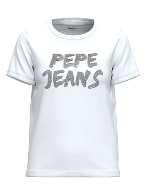 Pepe Jeans Koszulka w kolorze białym rozmiar: S