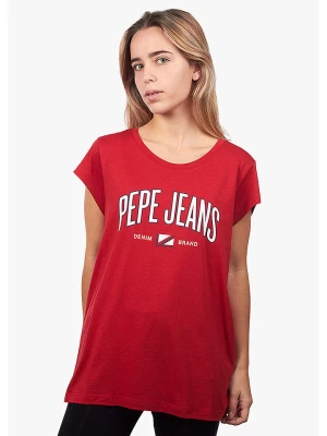 Pepe Jeans Koszulka w kolorze czerwonym rozmiar: S