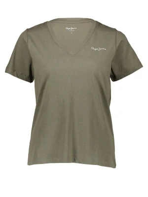 Pepe Jeans Koszulka w kolorze khaki rozmiar: S