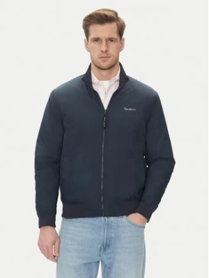 Pepe Jeans Kurtka bomber Mustrel PM403108 Granatowy Regular Fit