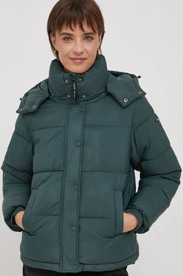 Pepe Jeans kurtka damska kolor zielony zimowa