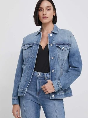 Pepe Jeans kurtka jeansowa FREYA damska kolor niebieski przejściowa PL402381