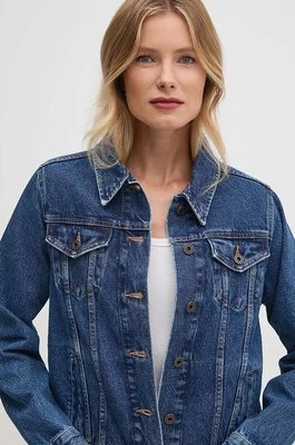 Pepe Jeans kurtka jeansowa REGULAR JACKET damska kolor granatowy przejściowa PL402432CT9