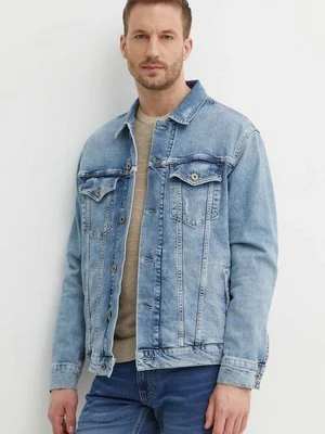 Pepe Jeans kurtka jeansowa RELAXED JACKET męska kolor niebieski przejściowa oversize PM402972RH8