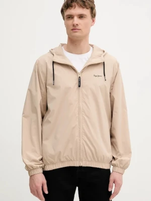 Pepe Jeans kurtka kolor beżowy przejściowa PM403166
