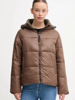 Pepe Jeans kurtka kolor brązowy zimowa PL4024339