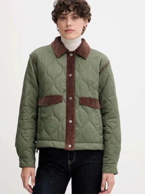 Pepe Jeans kurtka kolor zielony przejściowa PL4024342