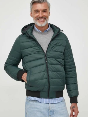 Pepe Jeans kurtka męska kolor zielony przejściowa