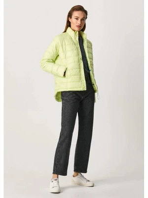 Pepe Jeans Kurtka pikowana "Fany" w kolorze limonkowym rozmiar: S