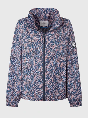 Pepe Jeans Kurtka przejściowa "Frances" w kolorze granatowym ze wzorem rozmiar: XS