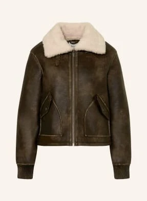 Pepe Jeans Kurtka Theodora W Stylu Skórzanym grau