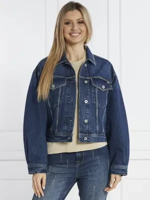 Pepe Jeans London Kurtka jeansowa TURNER SPARKLE | Regular Fit