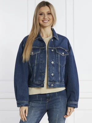 Pepe Jeans London Kurtka jeansowa TURNER SPARKLE | Regular Fit