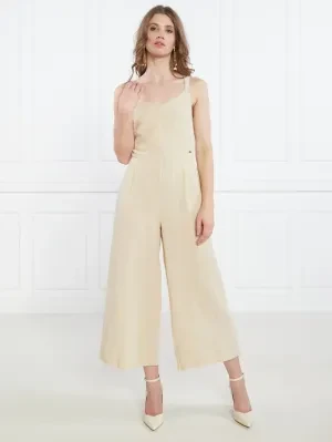 Pepe Jeans London Lniany kombinezon ALISHA | Classic fit