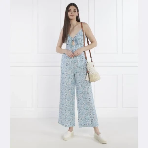 Pepe Jeans London Lniany kombinezon MATILDE | Regular Fit