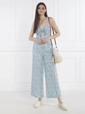 Pepe Jeans London Lniany kombinezon MATILDE | Regular Fit