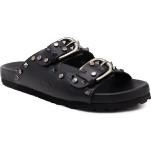 Pepe Jeans London Skórzane klapki OBAN ROCK