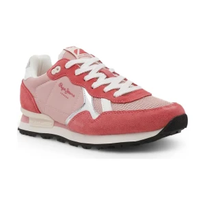 Pepe Jeans London Skórzane sneakersy