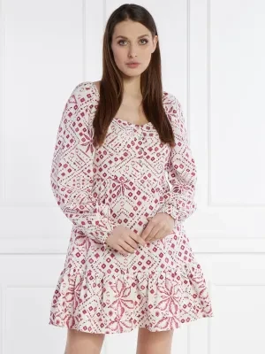 Pepe Jeans London Sukienka DOXA | z dodatkiem lnu
