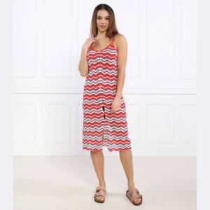 Pepe Jeans London Sukienka FRIDA | z dodatkiem lnu