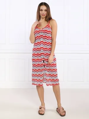 Pepe Jeans London Sukienka FRIDA | z dodatkiem lnu