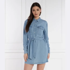 Pepe Jeans London Sukienka z paskiem ERINE