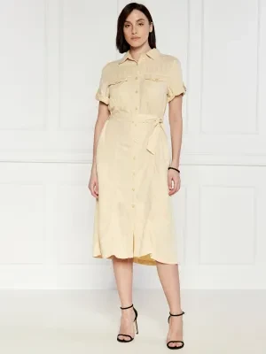 Pepe Jeans London Sukienka z paskiem EVELINDA