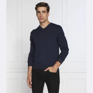 Pepe Jeans London Sweter ANDRE | Slim Fit | z dodatkiem wełny i kaszmiru