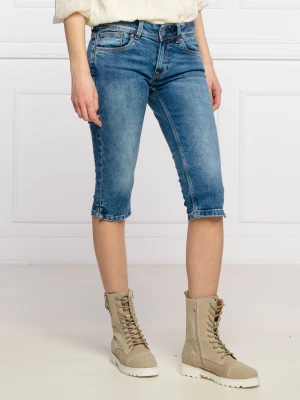 Zdjęcie produktu Pepe Jeans London Szorty SATURN CROP | Skinny fit | denim