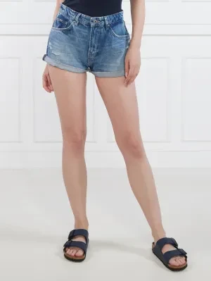 Pepe Jeans London Szorty SUZIE | Regular Fit | denim