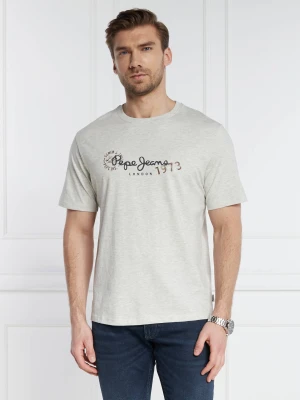 Pepe Jeans London T-shirt CAMILLE | Regular Fit szary