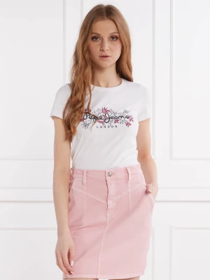 Pepe Jeans London T-shirt KORINA | Slim Fit biały