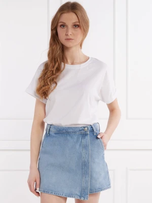 Pepe Jeans London T-shirt LIU | Relaxed fit biały