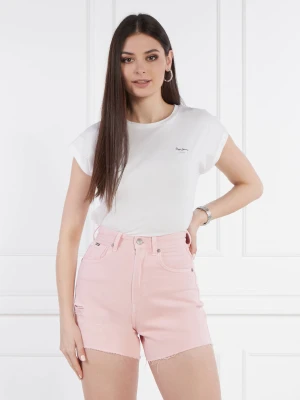 Pepe Jeans London T-shirt LORY | Regular Fit biały