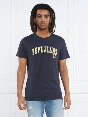 Pepe Jeans London T-shirt RONELL | Regular Fit granatowy
