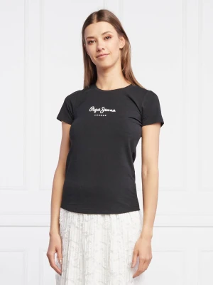 Pepe Jeans London T-shirt | Slim Fit czarny