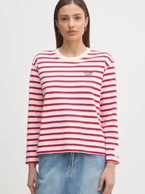 Pepe Jeans longsleeve bawełniany RIO kolor czerwony PL506018