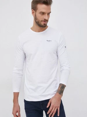 Pepe Jeans Longsleeve Original Basic 2 kolor biały gładki