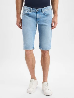 Pepe Jeans Męskie spodenki jeansowe - Cash Mężczyźni niebieski jednolity,