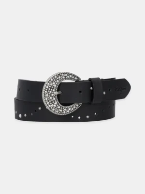 Pepe Jeans pasek PIXIE BELT damski kolor czarny PL020867