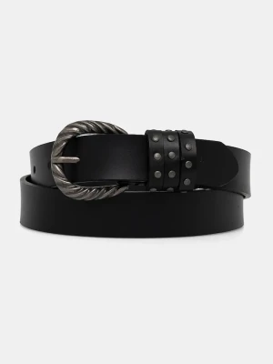 Pepe Jeans pasek skórzany HALSEY BELT czarny
